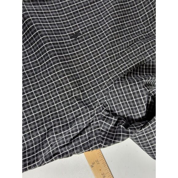 Ralph Lauren Plaid Black & White Long Sleeve Button Shirt - XL - Picture 5 of 8